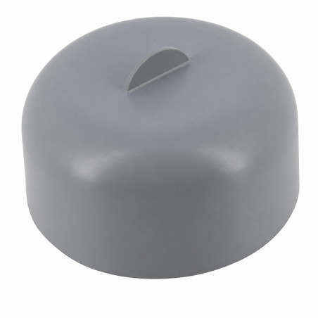 Campana per piletta sifonetta NICOLL e canale basso, PVC bianco