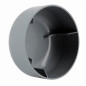 Campana per piletta sifonetta NICOLL e canale basso, PVC bianco