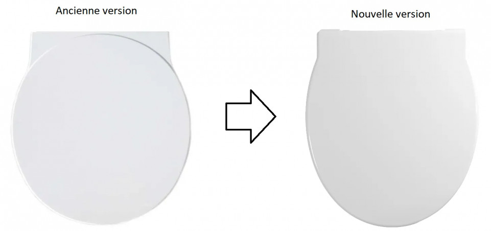 Tapa de inodoro DOLOMITE, modelo Fleo