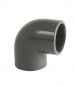PVC bocht druk 90° diameter 25 mm, F/F