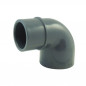 Curva PVC pressione 90° femmina 50 mm, maschio 50 femmina 40 mm Curva PVC pressione 90° femmina 50 mm, maschio 50 femmina 40 mm