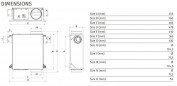 VORT PLATT HCS variabele hygroventilatie, 2 aansluitingen, 2 pluggen, extra plat