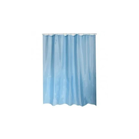 Rideau de douche polyester bleu 180 x 200 cm