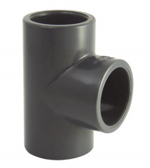 Té PVC pression 90° diamètre 75 mm, 16 bars