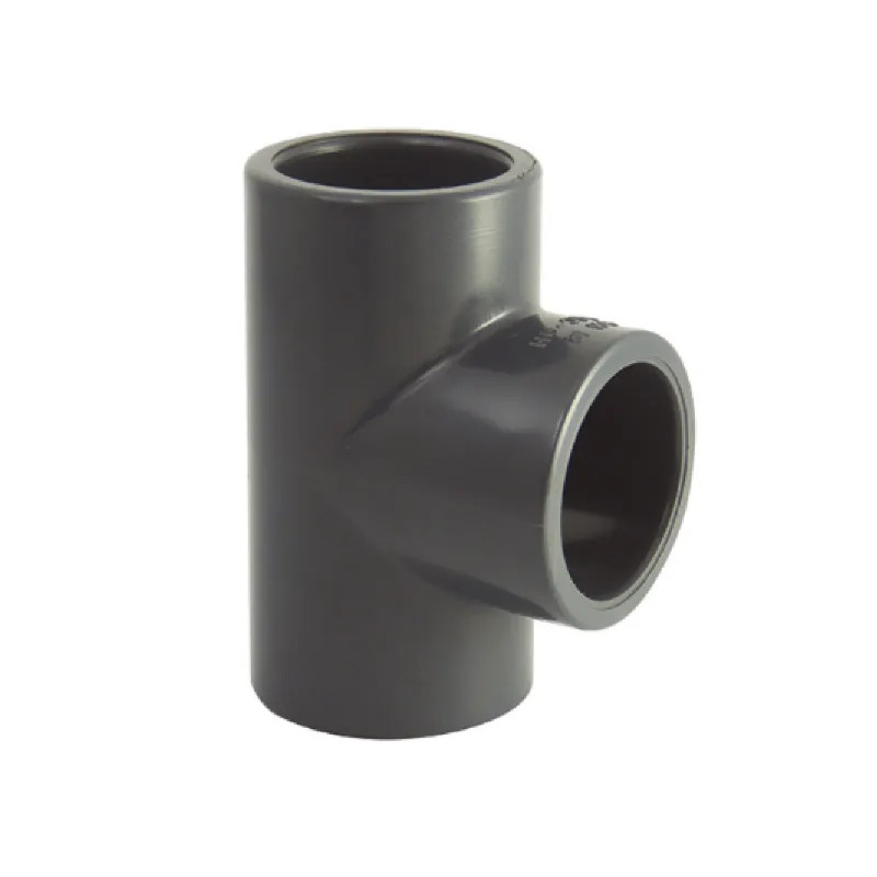 90° PVC druk T-stuk, diameter 40 mm, 16 bar