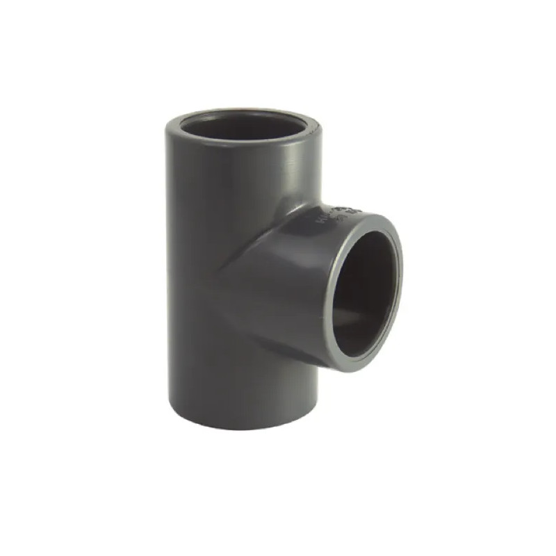 T-stuk PVC druk 90° diameter 25 mm, 16 bar