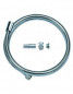 Double staple hose 1m50 conical with removable nut 15x21.