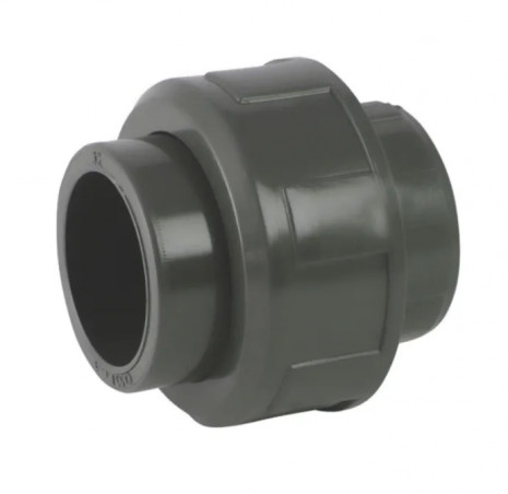 Manchon union PVC pression 3 pièces à coller diamètre 63