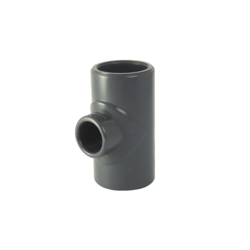 Gereduceerd 90° T-stuk PVC binnendruk diameter 40, 25, 40