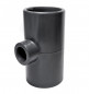 Verlaagd 90° T-stuk PVC binnendruk diameter 50, 25, 50