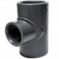 Gereduceerd 90° T-stuk PVC binnendruk diameter 75, 63, 70
