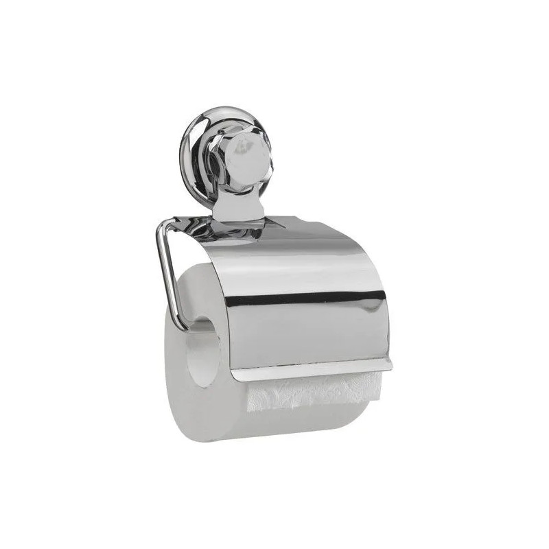 Bestlock verchroomde metalen toiletrolhouder met zuignap