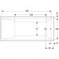 Ligbad RENOVA PLAN, 180x80