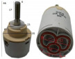 Keramisch patroon met een diameter van 35 mm