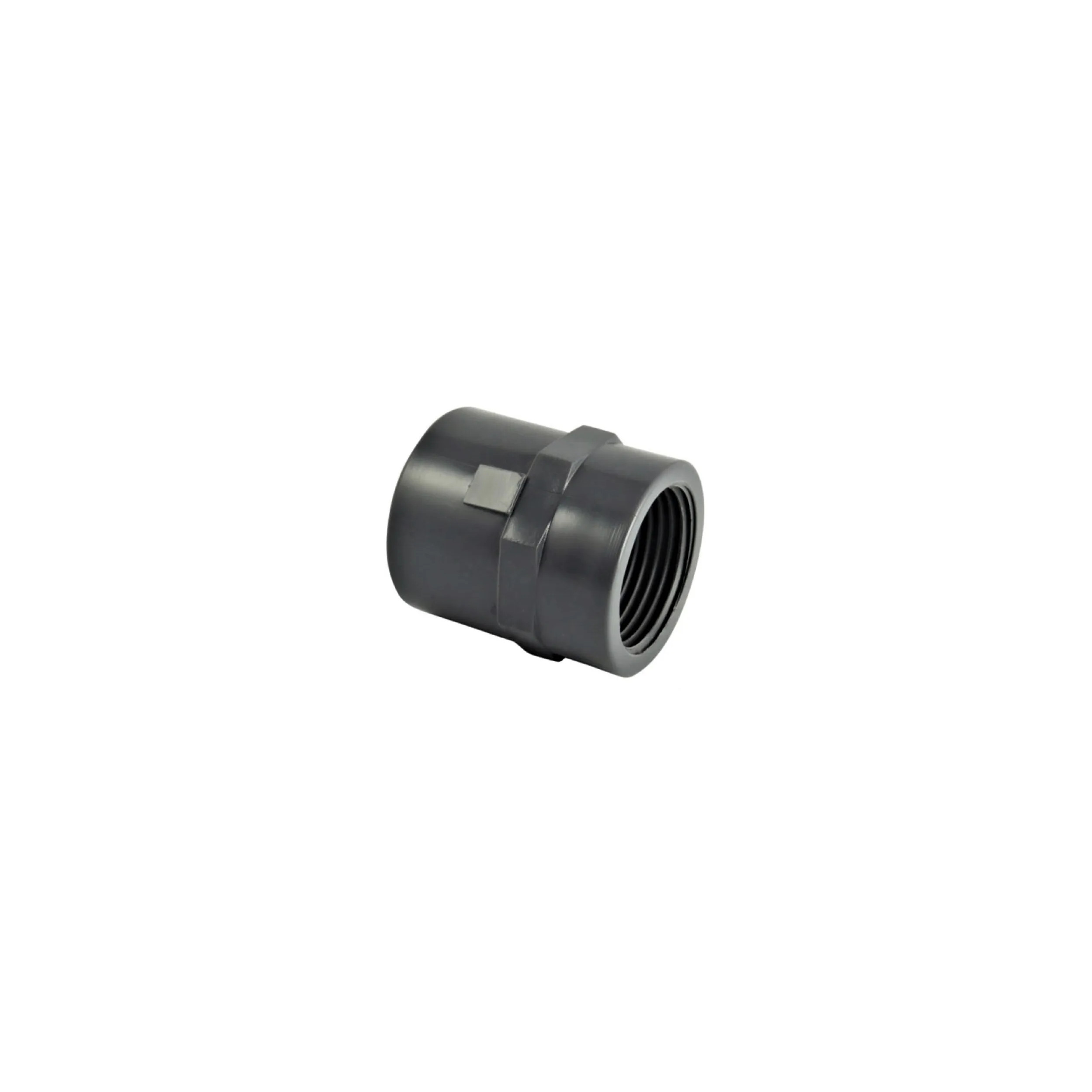 Embout PVC pression à visser 50x60, à coller femelle 63 mâle 75 mm