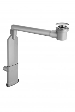 Scarico lavabo con sifone salvaspazio e piletta UP & DOWN