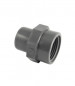25 mm mannelijke PVC drukfitting, 15x21 vrouwelijke schroeffitting
