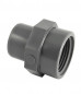 50 mm mannelijke PVC drukfitting, 40x49 vrouwelijke schroeffitting