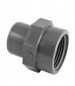 50 mm mannelijke PVC drukfitting, 50x60 vrouwelijke schroeffitting