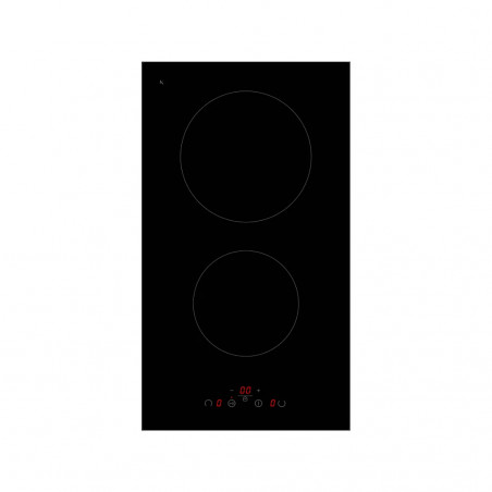 DOMINO VITROCERAMIQUE NOIR EN VERRE SENSITIF 29X52CM - FRIONOR
