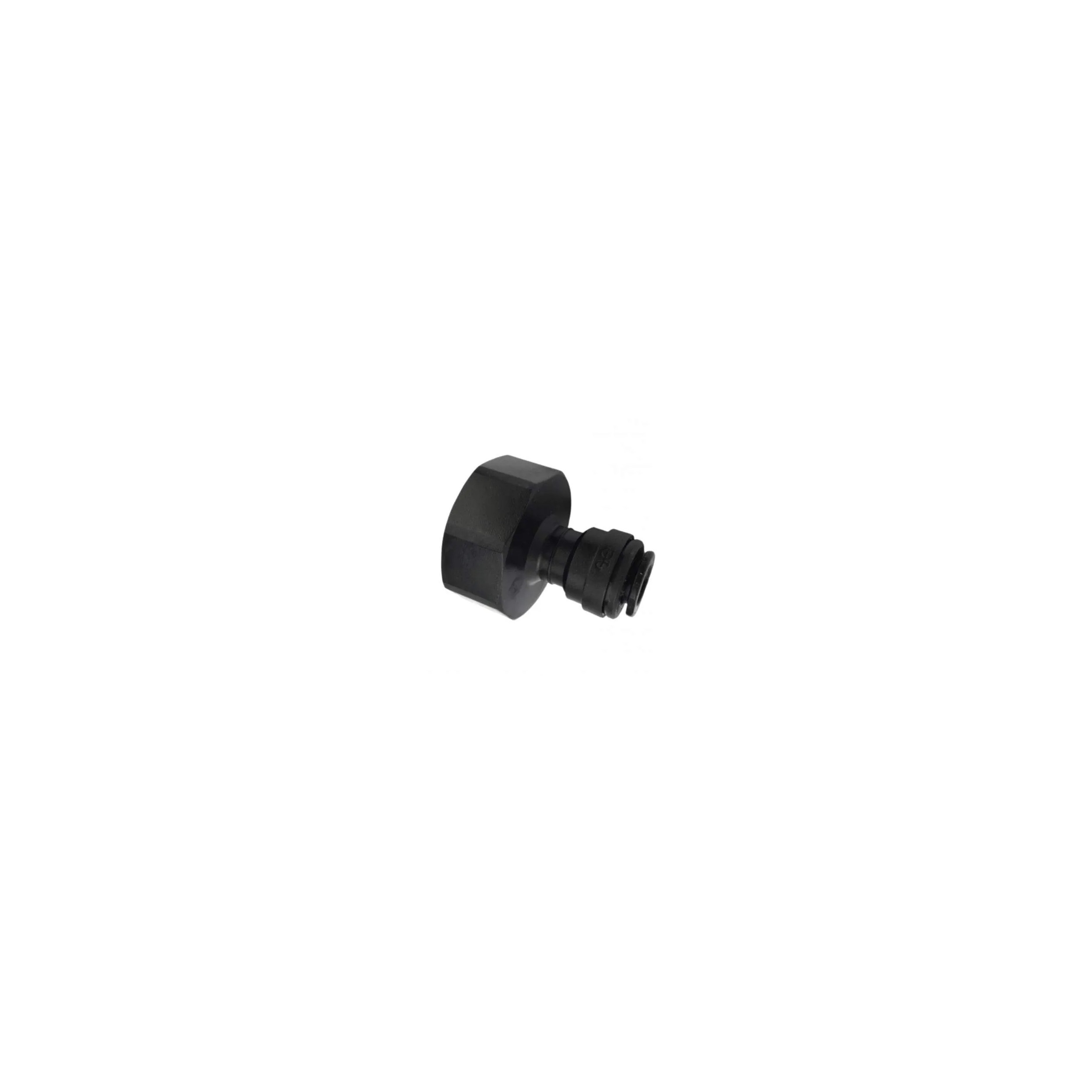 Connettore metrico push-fit in acetale diametro 10 mm, femmina 20x27