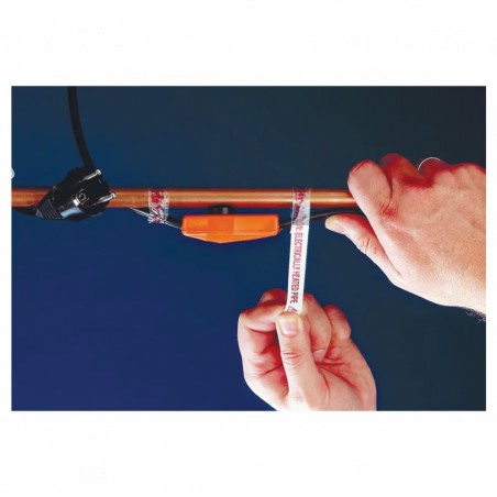 CABLE CHAUFFANT 2M + PRISE PRET A POSER