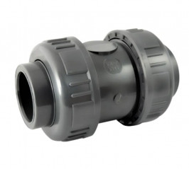 Clapet anti-retour PVC pression à ressort, à coller femelle 20 mm 