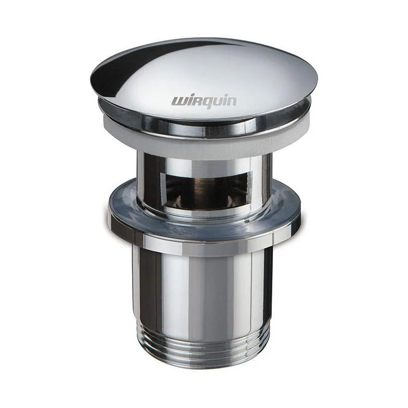 Wastafelafvoer Quick-clac, 75mm, met overloop