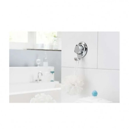 Haken mit Saugnapf ABS, silberfarben