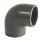 90° vrouwelijke PVC zwembaddrukbocht diameter 63 mm