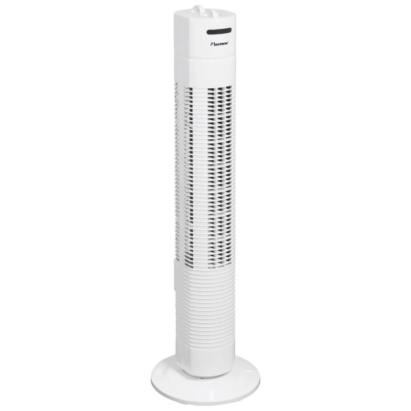 White column fan with timer, 78cm, 35w, 3 speeds