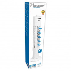 White column fan with timer, 78cm, 35w, 3 speeds
