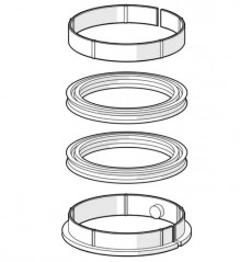 Fixing set for HANSA spout
