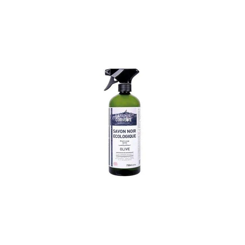 Ecocert vloeibare zwarte zeep spray 750ml