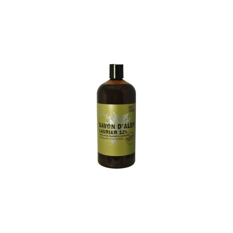 Sapone liquido di Aleppo 12% alloro 1l
