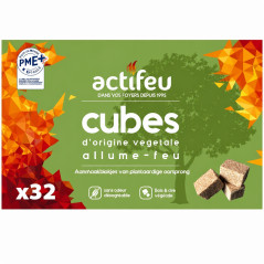 Accendi fuoco actifeu legno cera vegetale 32 cubi 578428 - Immagine 1/2