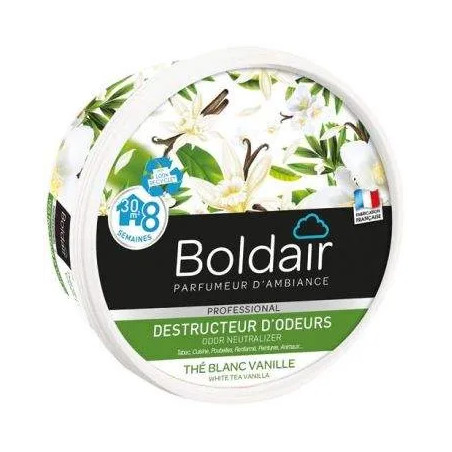 Boldair Geruchsvernichter Gel Weißer Tee 300g