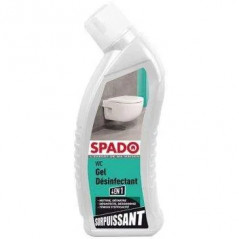 Gel wc nettoyant surpuissant 750ml 4en1 spado