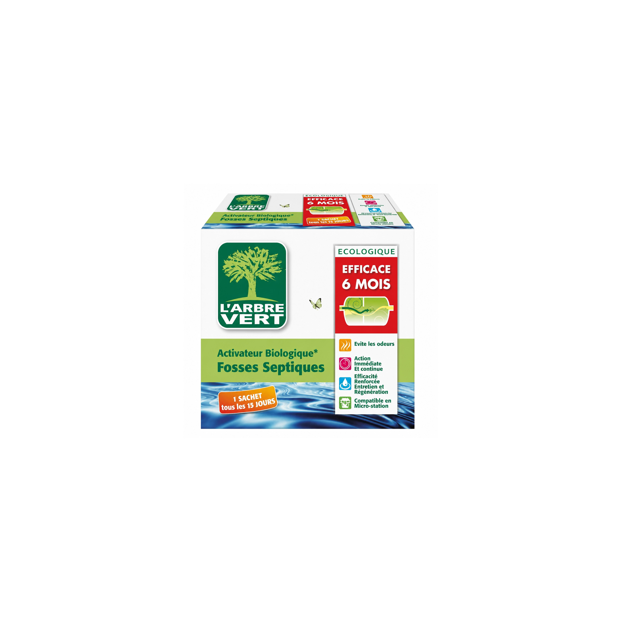 Green tree septic tank activator 6 months L'ARBRE VERT 229659 - Image 1/2