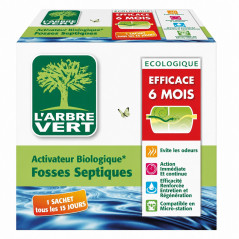 Green tree septic tank activator 6 months L'ARBRE VERT 229659 - Image 1/2