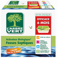 Arbre vert septic tank activator 6 months