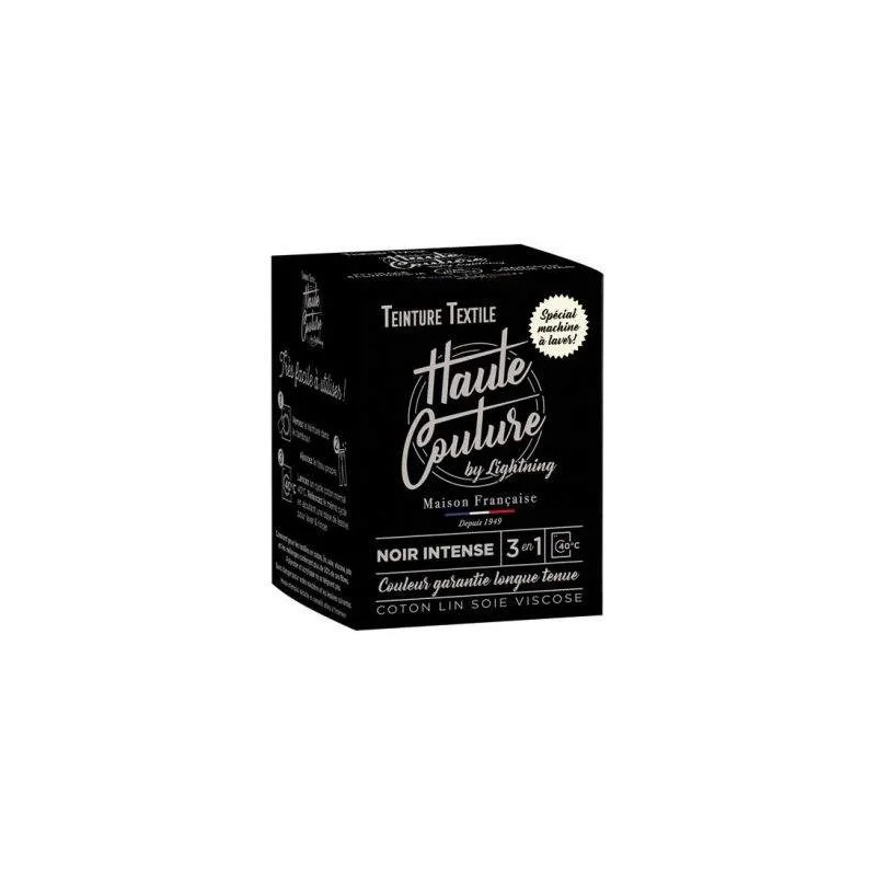 High fashion textielverf, intens zwart 350g