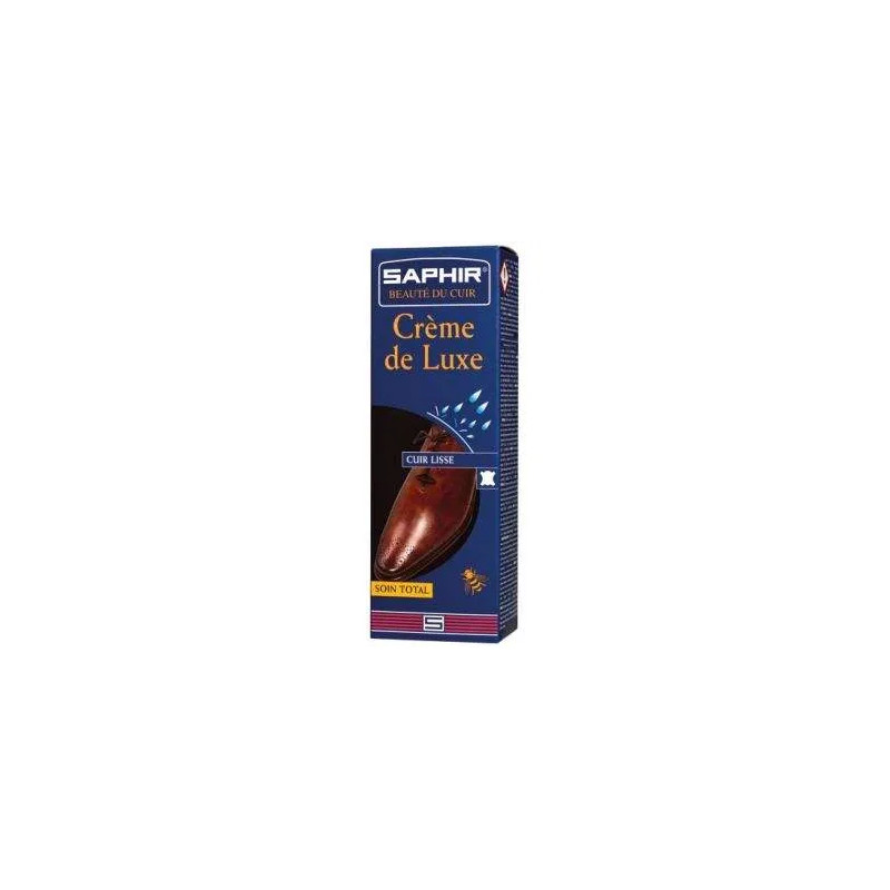 Luxe crème tube 75ml applicator donkerbruin Saphir