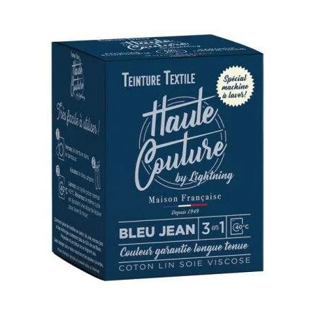 Teñido textil vaqueros azules de alta costura 350g
