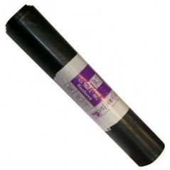 Set of 20 Reinforced Garbage Bags 160 L 60 microns Black