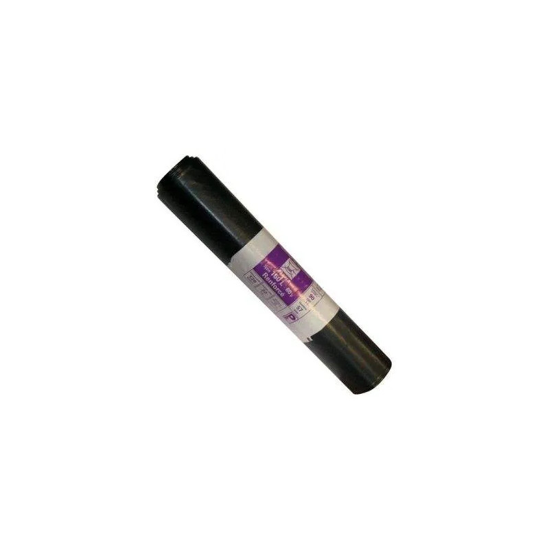 Set of 20 Reinforced Garbage Bags 160 L 60 microns Black Set of 20 Reinforced Garbage Bags 160 L 60 microns Black