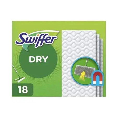 Lingette sèche sol swiffer dry x18