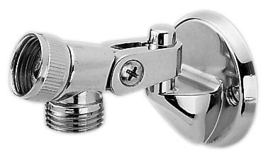 Shower Tee: Chrome plated brass