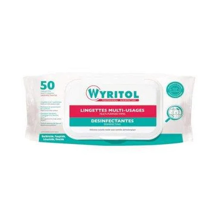 Wyritol multipurpose disinfectant wipes niaouli essence X