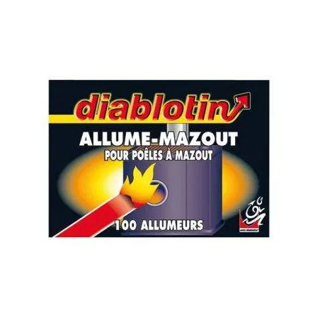 Encendedor de gasóleo caja 100 DIABLOTIN 126672
